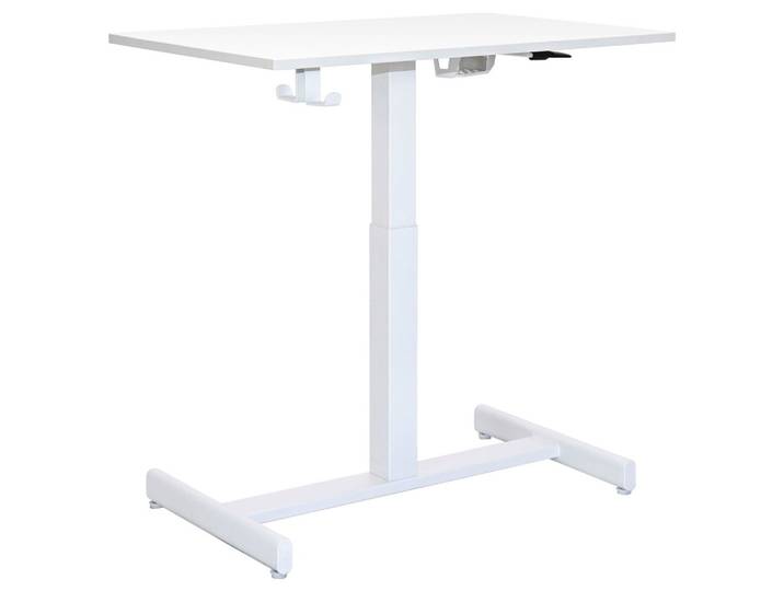 Schreibtisch höhenverstellbar höhenverstellbar 72,5/48.5-74/48 cm Weiss