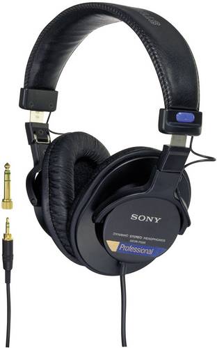 Sony MDR-7506 Over Ear Kopfhörer kabelgebunden Schwarz Studio