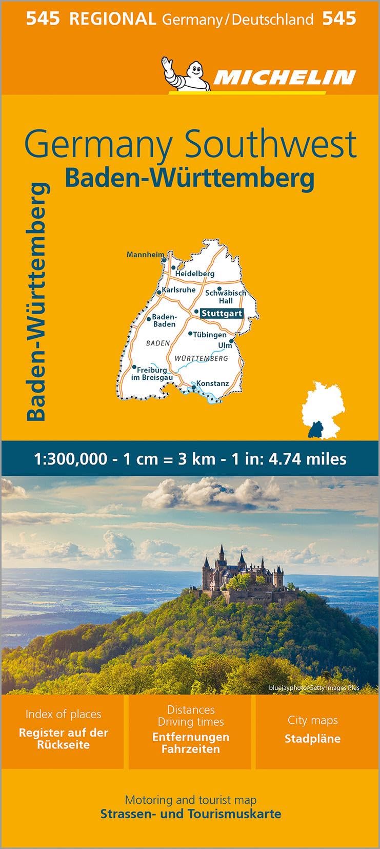 Michelin - Michelin Baden-Württemberg: Map (MICHELIN Regionalkarten) - Preis vom 30.09.2026 09:01:18 h