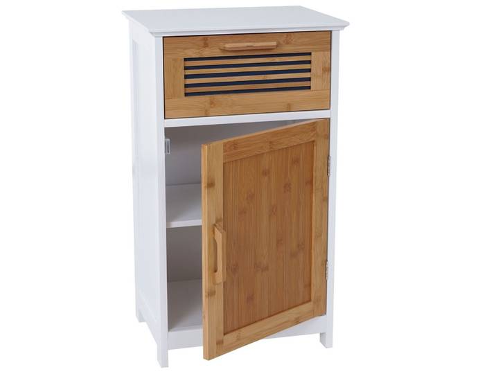 KOMMODE BADSCHRANK Braun
