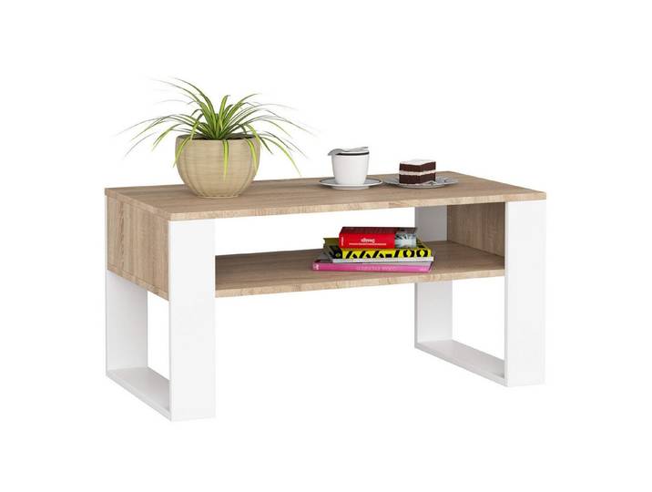 designimpex Couchtisch Design Couchtisch AD-111 mit Ablage Wohnzimmertisch Tisch Sofatisch, Funktionstisch, Wohnzimmertisch, Tisch, Esstisch, Sofatisch, Rollen