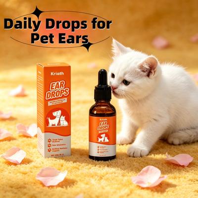 Happy Pet Pantry Pet Ear Cleaner Solution For Dogs And Cats Odor And Wax Care Pet Ear Cleaner Solution For Dogs And Cats Odor And Wax Care