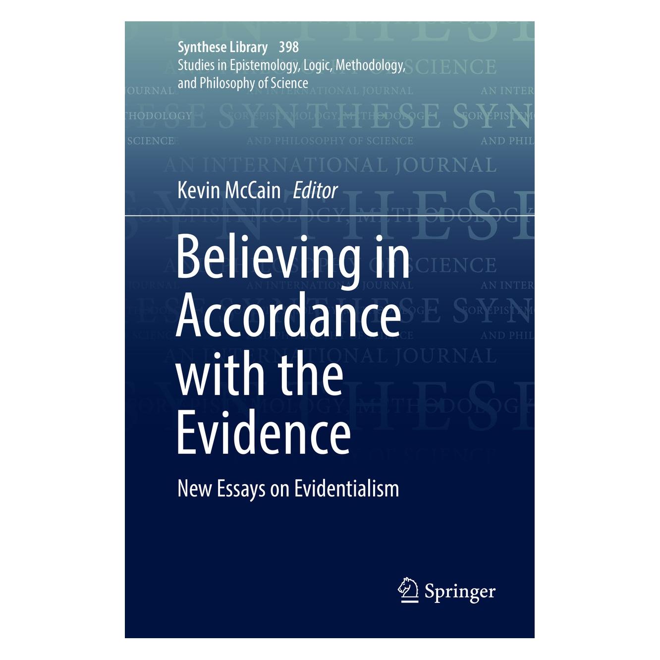 Springer Believing in Accordance with the Eviden (Englisch, Hardcover, Kevin McCain) (9783319959924)