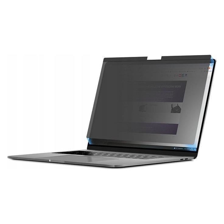 Qoltec GDPR Blickschutzfilter für MacBook Air 13 6 | Magnetisch | Augenschutz (13.60", 16:9) (51077)