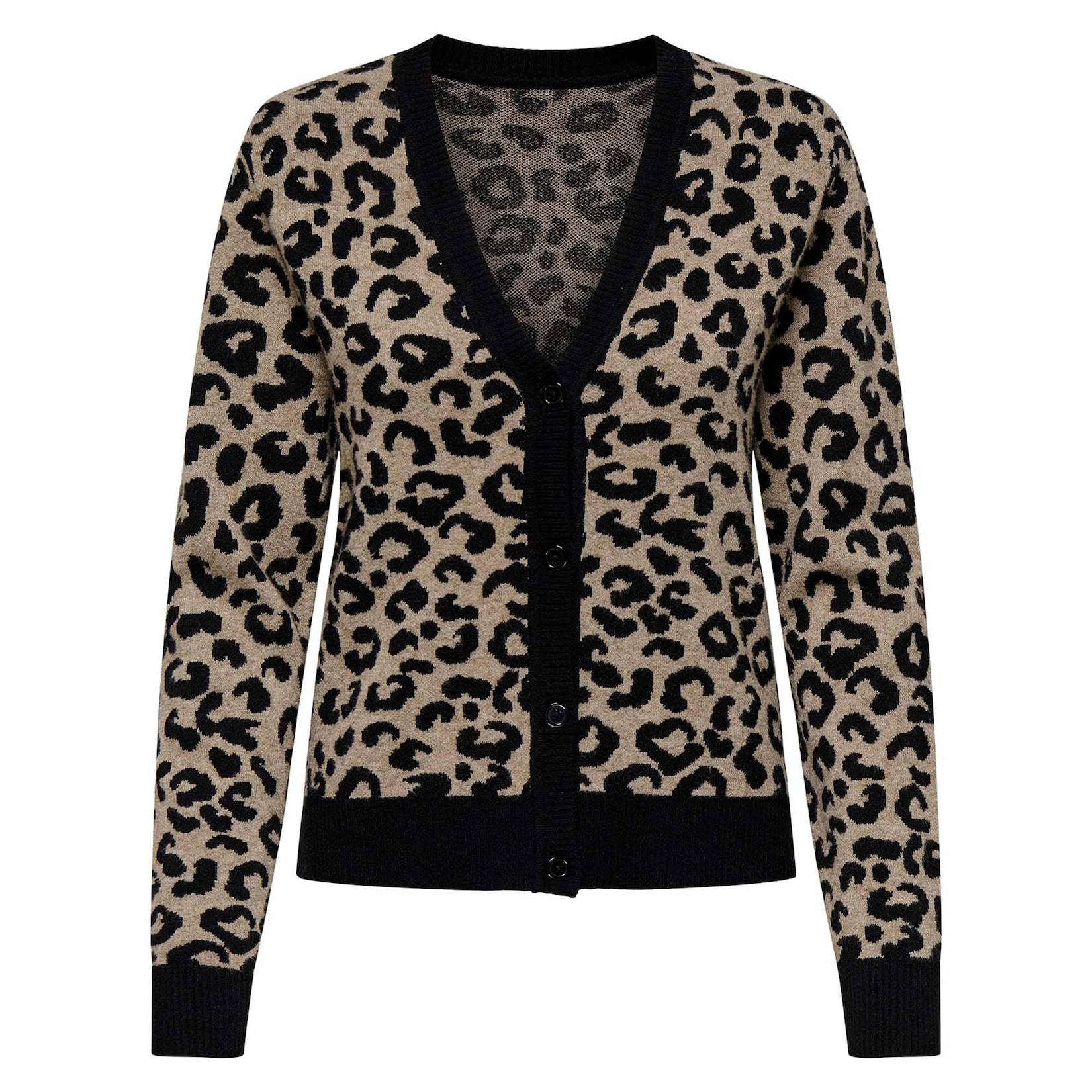 ONLLEO V-NECK CARDIGAN Damen Strickjacke