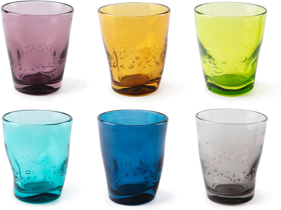 Brayden Studio Color Wave 300 ml Handmade Drinking Glass Set 300ml
