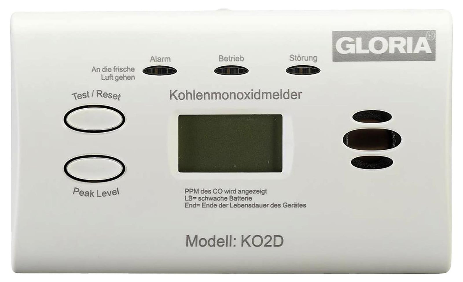 Gloria KO2D Koolmonoxidemelder