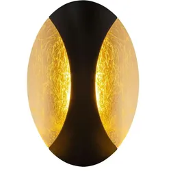 Globo Lighting Wandleuchte   , schwarz , Maße (cm): B: 21 H: 15