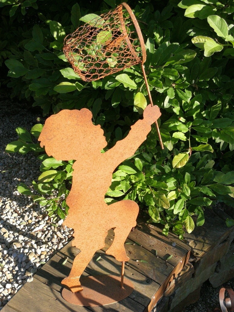 POSIWIO Vrijstaande decoratie Jonge man met schepnet