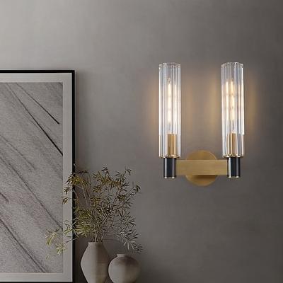 Lightinthebox LED-Wandleuchten, Luxus-Wohnzimmer-Kristall-Kupfer-Wandleuchte, Beleuchtung, goldene Wandleuchte, Kreativität, Schlafzimmer, Flur, LED-Kristall-Wandleuchten