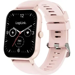 Logilink Smartwatch Edge 1,83" LCD Touchscreen BT5.2 pink