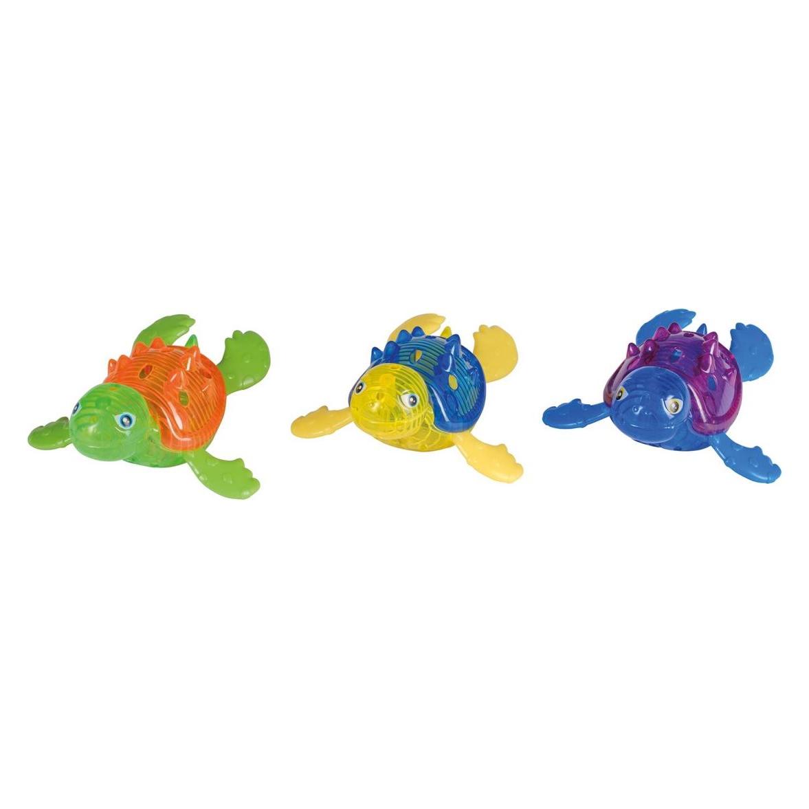 Magni Tauchtier Schildkröte grün blau gelb 13x12x6cm 3fach sortiert (66276524)