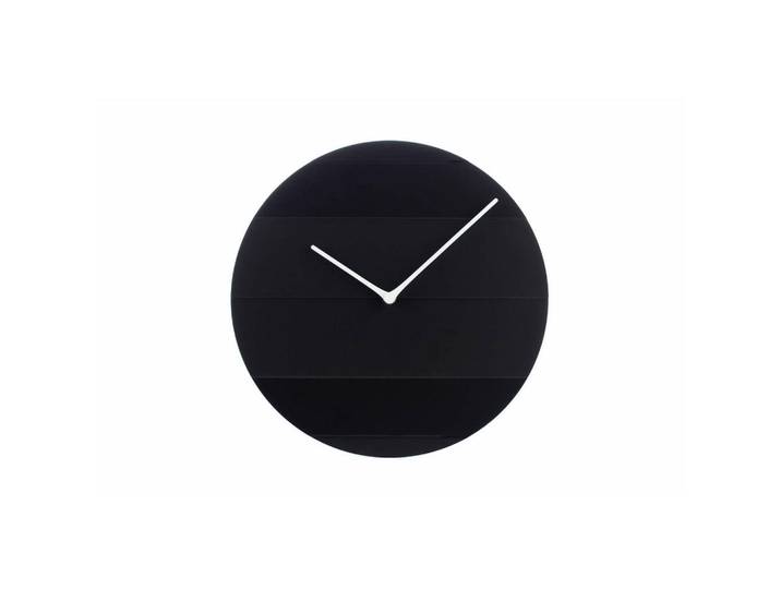 Onzeno Wanduhr Design Schwarz 29/29 cm, 0.58x29x1 cm, Dekoration, Uhren, Wanduhren