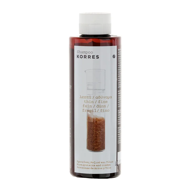 KORRES Rice Proteins und Linden Shampoo für feines Haar, 250ml 21000949