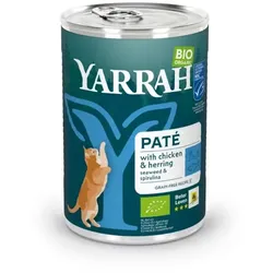 Yarrah Katze Pastete - Fisch bio 400g