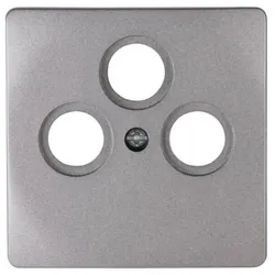 Kopp 492043187 Abdeckung für Antennen- steckdose TV/RF/SAT VENEDIG platin