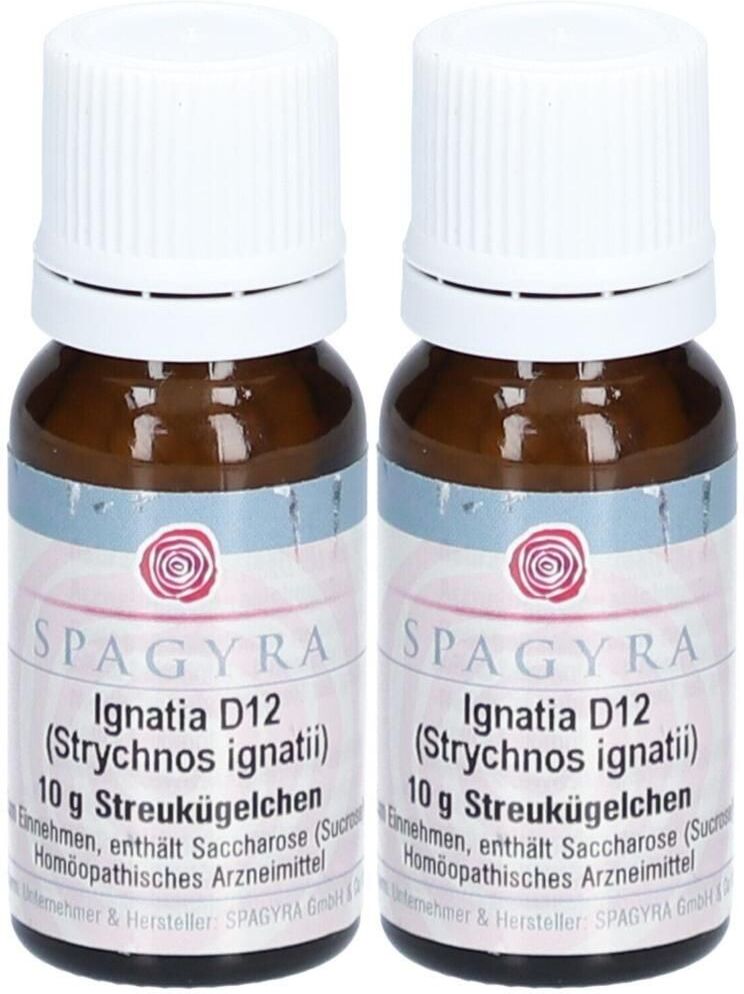 SPAGYRA Ignatia D 12 Strychnos ignatii Globuli 2x 2x10 g