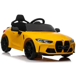 Elektrisches Kinderauto BMW M4 Gelb