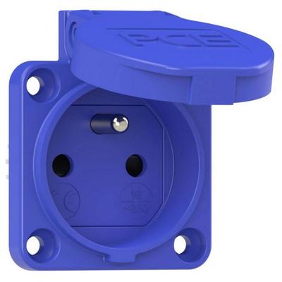 PC Electric 104-0bsc Schutzkontakt-Steckdose IP54 Blau