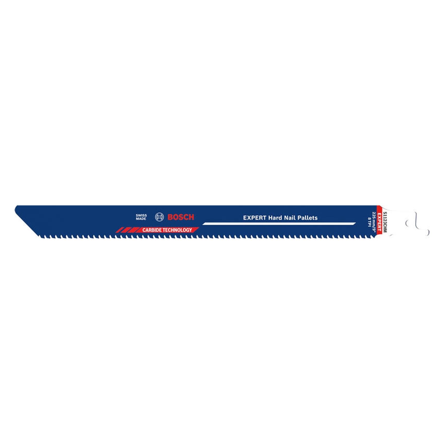 Bosch Professional Zubehör EXPERT S1123CHM Hard Nail Pallets Säbelsägeblatt (2608902330)