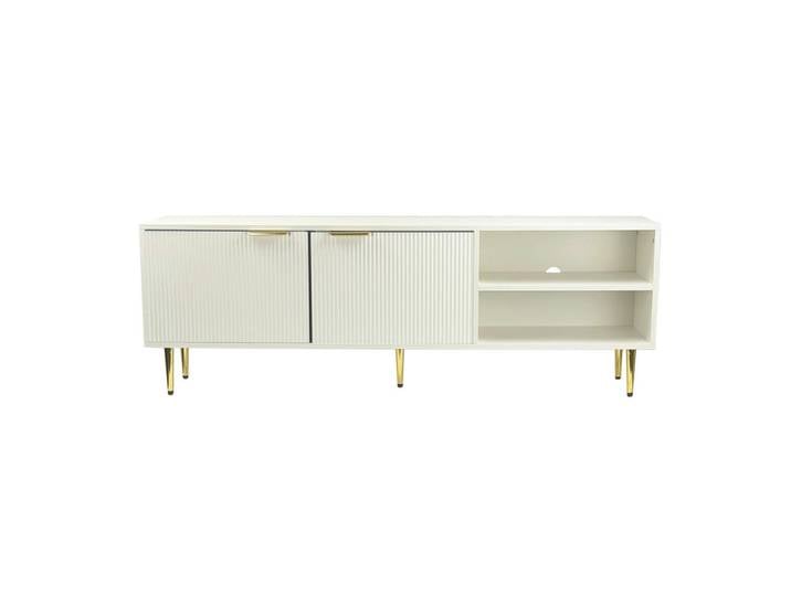 Livetastic Lowboard, Weiß, Metall, 150x39x51 cm, stehend, Wohnzimmer, Wohnwände, Lowboards, Lowboards stehend