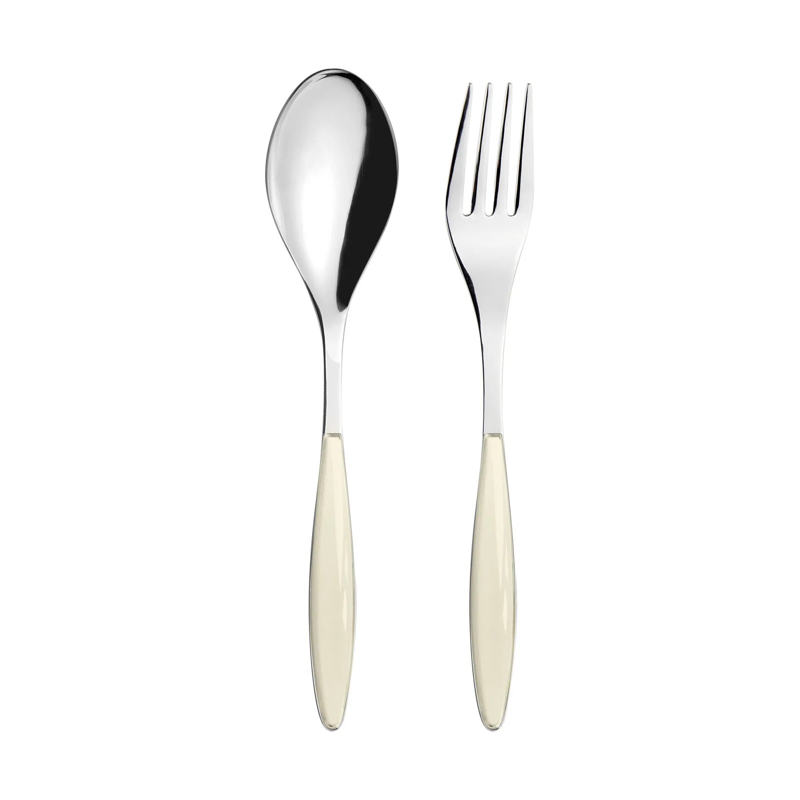 Guzzini Feeling serveerbestek Cream, 2 stuks