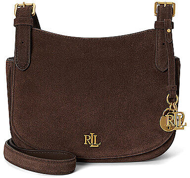 LAUREN RALPH LAUREN Ledertasche - Umhängetasche MARCY Medium braun EG