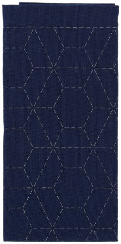Orimupasu Fatto Borduurpakket Bloem Motief Navy Blue H-2013