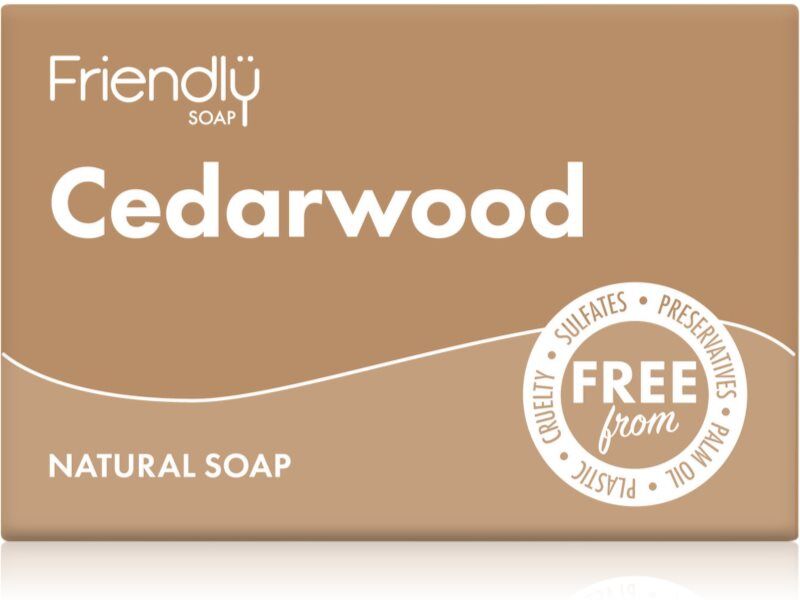 Friendly Soap Natural Soap Cedarwood savon naturel 95 g