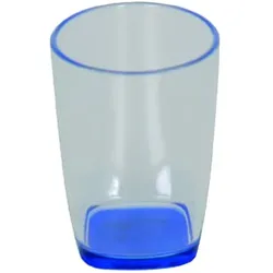 MSV - Blauer Plastik-Badezimmerbecher