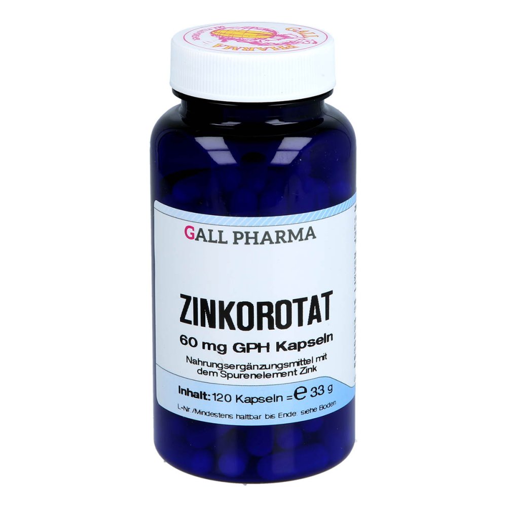 Hecht-Pharma GmbH Zinkorotat 60 mg Gph Kapseln 11075082