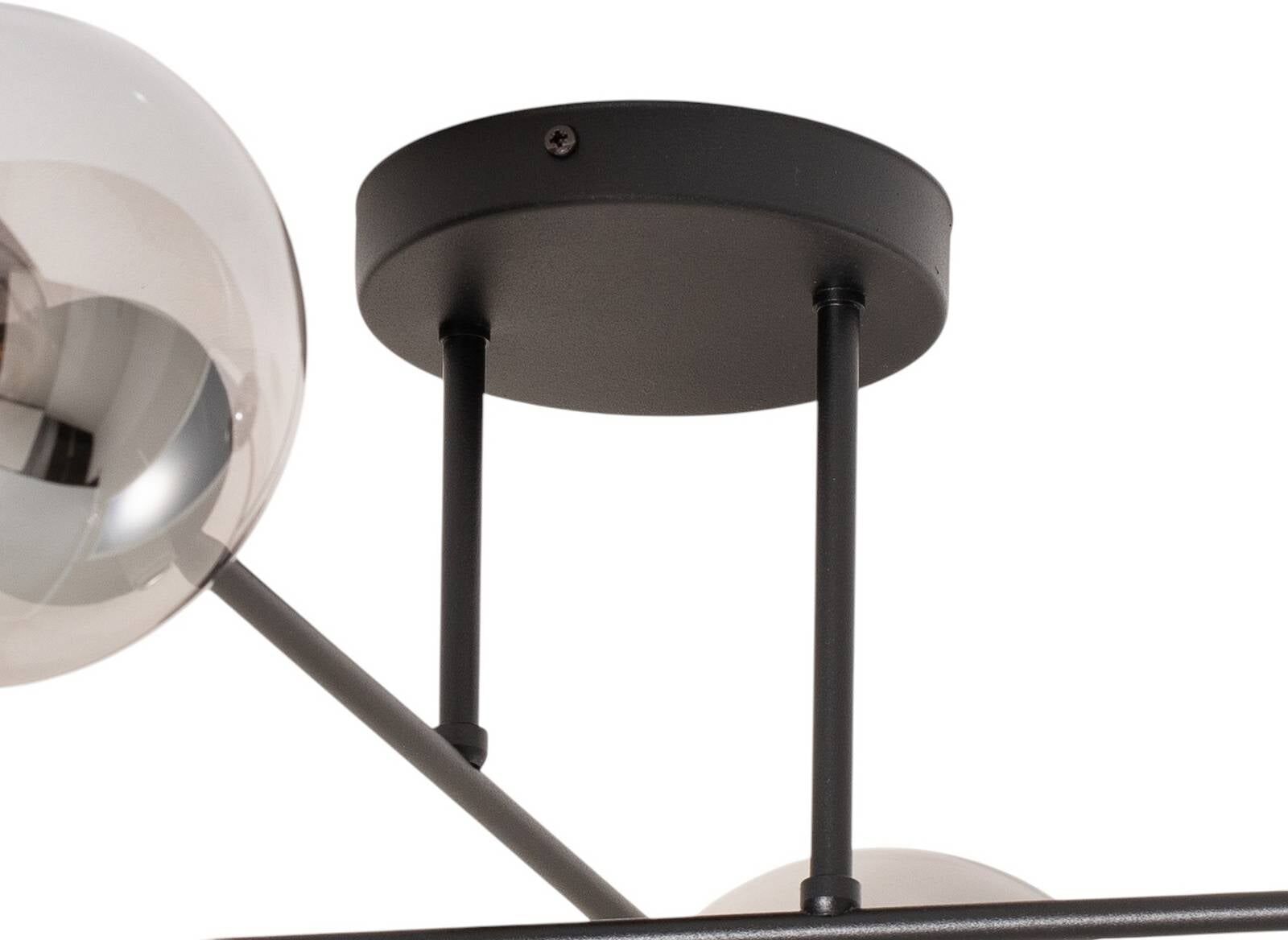 Deckenlampe Glassy EMIBIG LIGHTING, dimmbar, schwarz, für Wohn- / Esszimmer, Glas, Modern, Deckenlampe