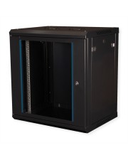 VALUE 19-Zoll Wandgehäuse 600x450mm schwarz Bausatz 12 HE (26.99.0825)