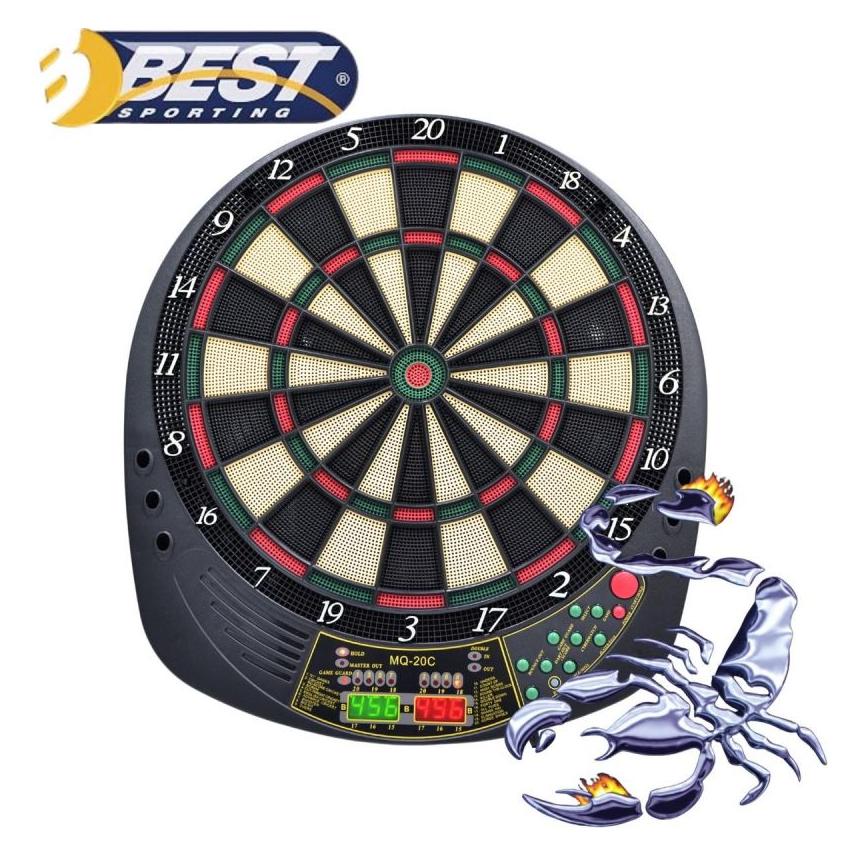 Best Sporting Elektroniczna tarcza do gry w rzutki EXETER dla 8 graczy Wyświetlacz LED (62084) (46873402)