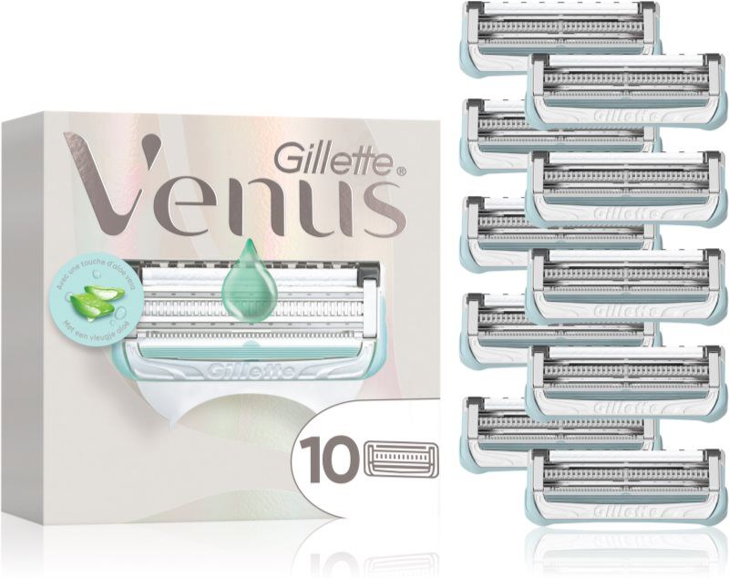 Gillette Venus Satin Care Pubic Hair&Skin Ersatzklingen zur Anpassung der Bikinizone 10 St.