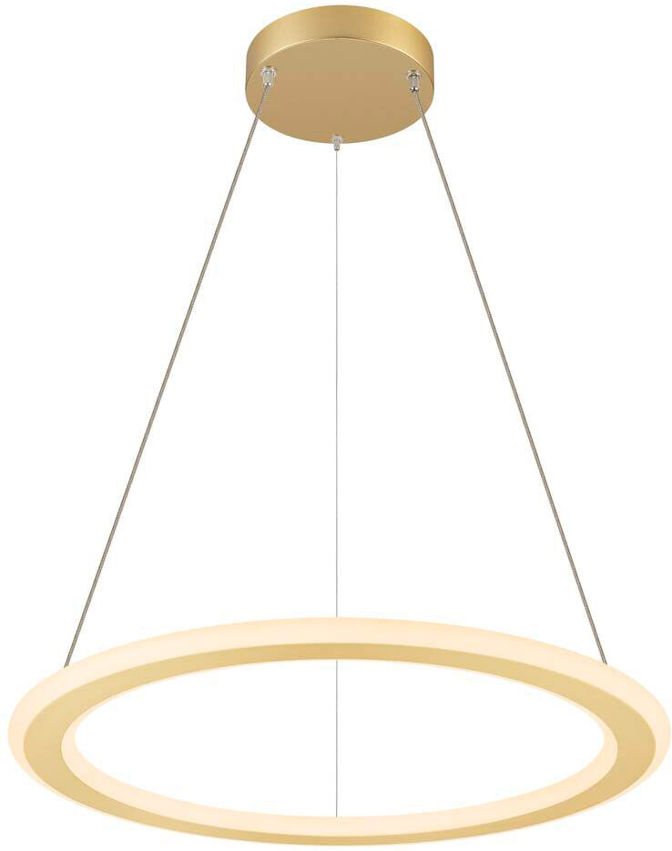 Slv One Flat Pd, Single, Pendelleuchte, Pendellänge 180cm, 2700/3000k, Phase, Messing - Pendelleuchten