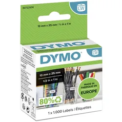 DYMO® Original Etikett für LabelWriter™, Vielzweck - weiss -  ablösbar, 1 x 1.000 Etiketten