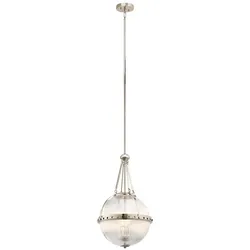 Elstead Lighting, Pendelleuchte, Aster Hängeleuchte E14 3-fach Poliertes Nickel (E14)