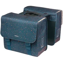 Basil Doppelpacktasche Basil Flair MIK | navy,35x15x31cm (2x),35ltr,Adapterplatte