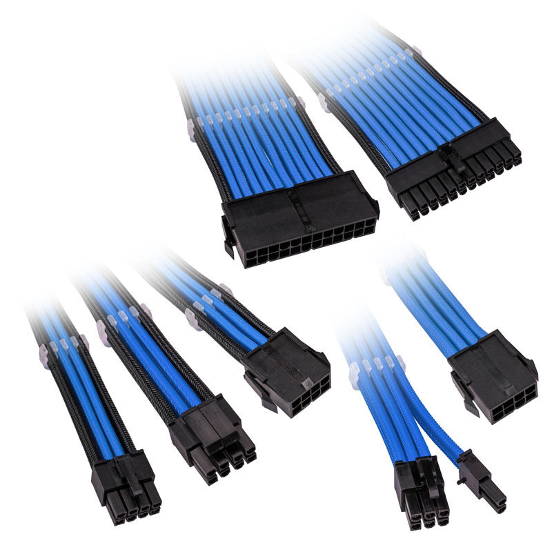 Kolink Core Adept Braided Cable Extension Kit - blau