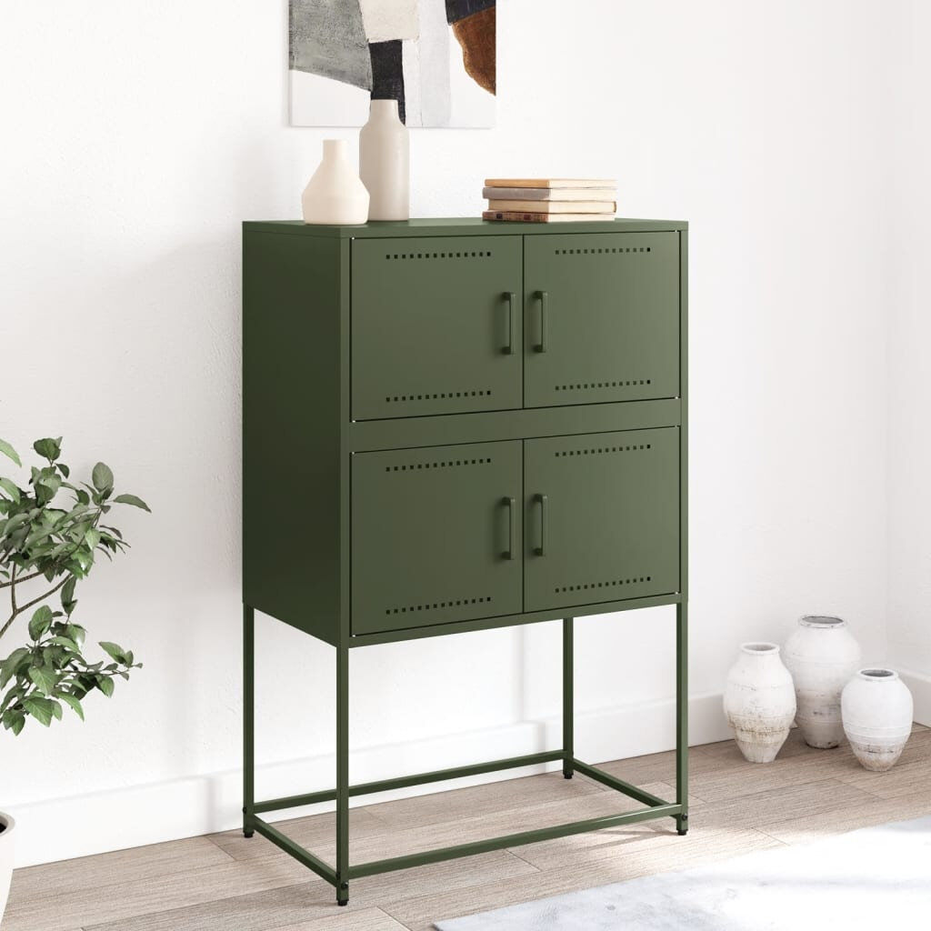 Borough Wharf Aidelis Sideboard Accent Chest Olive 107cm H X 68.5cm W X 38.5cm D