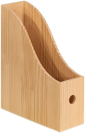 Stehsammler aus Holz, 25 x 9 x 31 cm