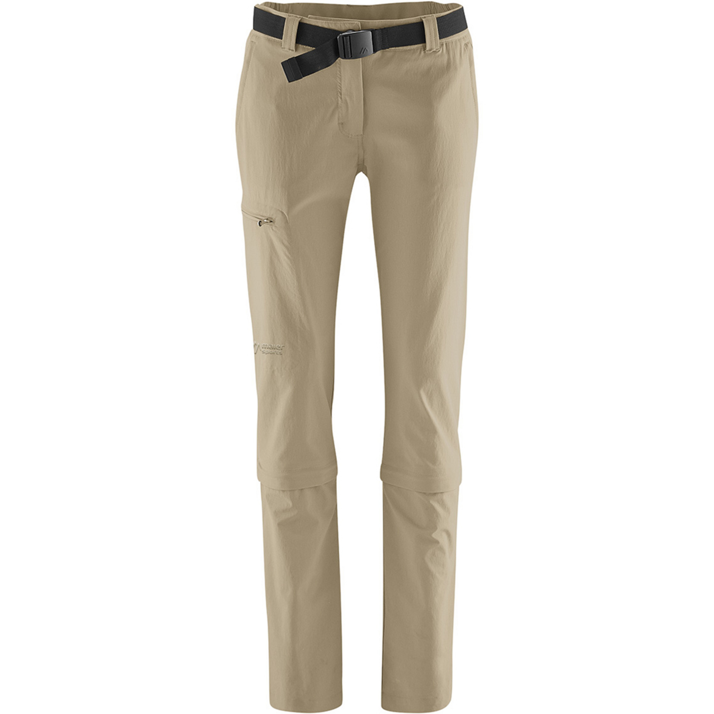 Maier Sports Arolla Damen Zip-Hosen beige Größe XL Camping Wasserabweisend Wasserabweisend