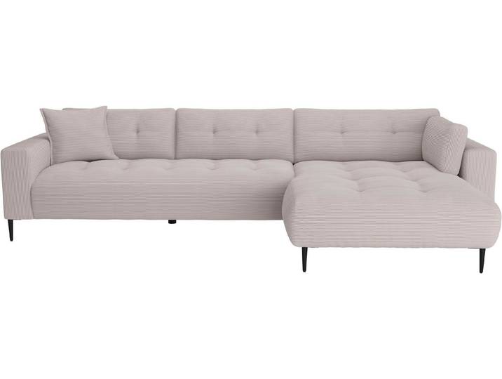 Trends by HG Ecksofa Leo, B: 309, in Cord und Chenille