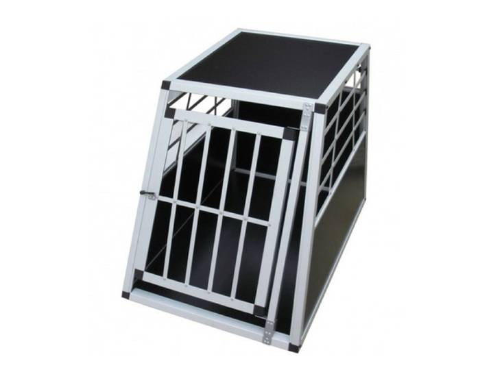 Hundebox Alu M schwarz