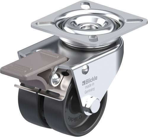 Blickle 280420 LDA-POA 50G-FI Doppel-Lenkrolle Rad-Durchmesser: 50mm Tragfähigkeit (max.): 80kg 1St.