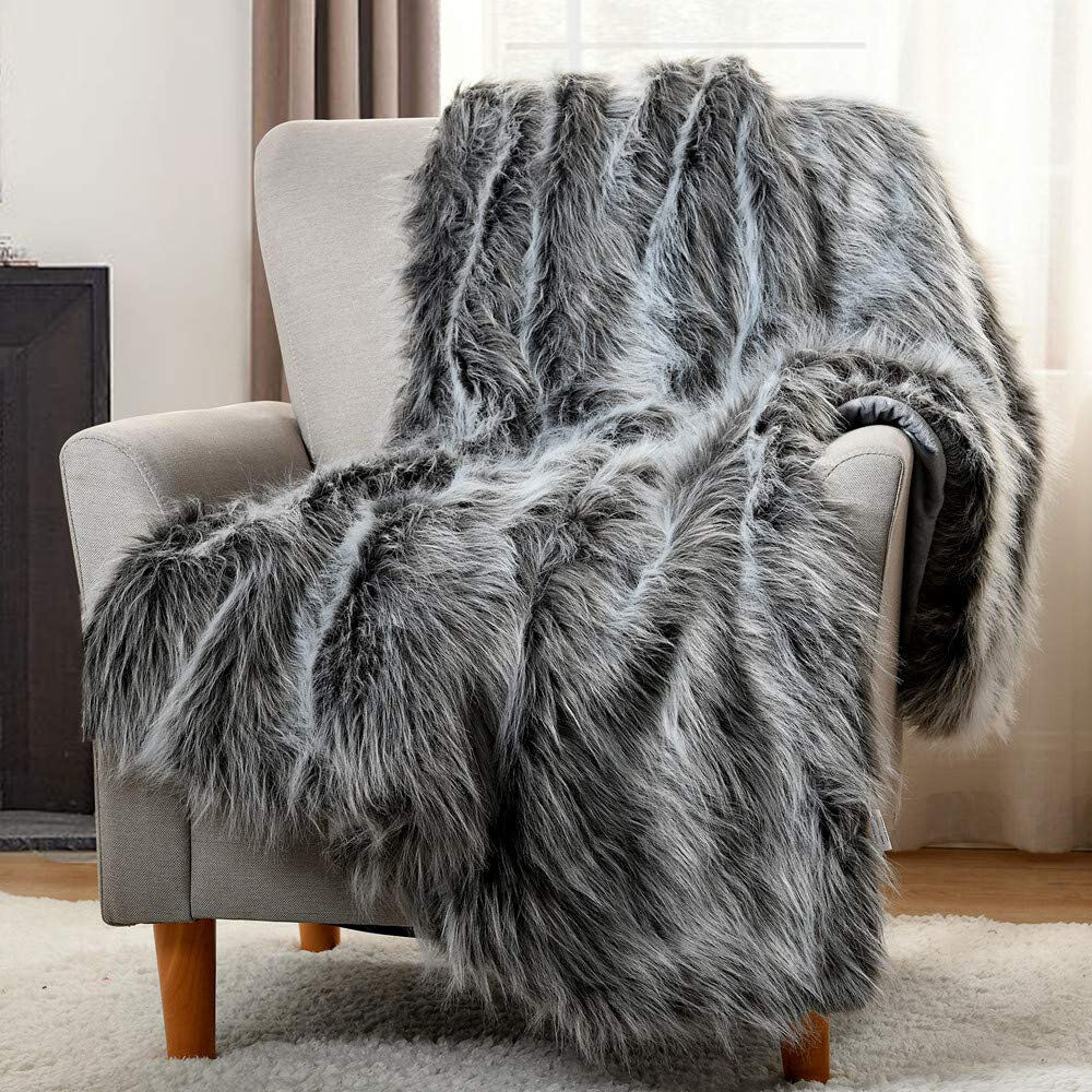 Fairmont Park Stembridge Blanket Grey 125cm W X 150cm L