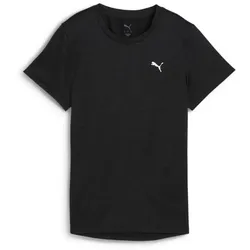 PUMA Tad Essential Heather Trainingsshirt Damen 01 - PUMA black heather XS