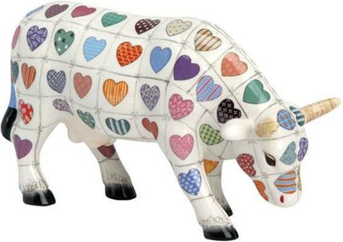 Cow Parade Cali Cow decoratief keramisch beeldje voor op tafel