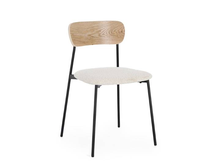 Set 2 chaises ivoire
